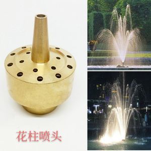 三层喷泉的喷头 艺术与技术的完美交响